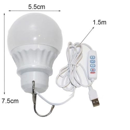 Светодиодная лампочка с питанием от разъема USB