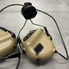 Навушники тактичні Earmor M32H, активні, з кріпленням на шолом і знімним мікрофоном, NRR 22, колір Койот - Зображення 4
