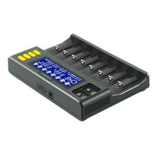 Зарядное устройство для аккумуляторов Liitokala 8 Slots, LCD дисплей, Li-ion/Ni-MH/Ni-Cd/AA/ААA/AAAA/С (Lii-S8)