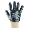 Захисні рукавички Neo Tools робочі, бавовна з повним нітриловим покриттям, р. 9 (97-630-9) - Зображення 1