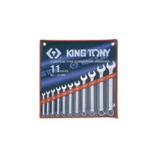 Ключ KING TONY ріжково-накидний 11 шт. (1211MR)