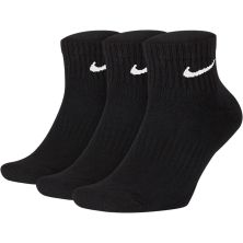 Шкарпетки Nike U NK EVERYDAY CUSH ANKLE 3PR SX7667-010 34-38 3 пари Чорні (888407233944)