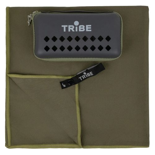 Туристичний рушник Tribe з мікрофібри в чохлі Pocket Towel 60х120 L Army-green (T-LC-0001-L-army-green)