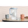 Фільтр-глечик Brita Glass Jug One скляний 2.5л (1.7л очищеної води) з фільтр-картриджем, синій (1050452) - Зображення 1