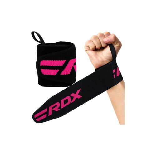Бинт для спорта RDX W2 Gym Wrist Wraps Pink Pro (WAH-W2P)