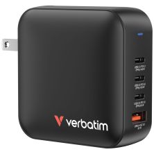 Зарядное устройство Verbatim MiniGaN 165 W 4 ports (3xUSB-C/1xUSB-A) (32216) Зарядное устройство Verbatim MiniGaN 165 W 4 ports (3xUSB-C/1xUSB-A) (32216)