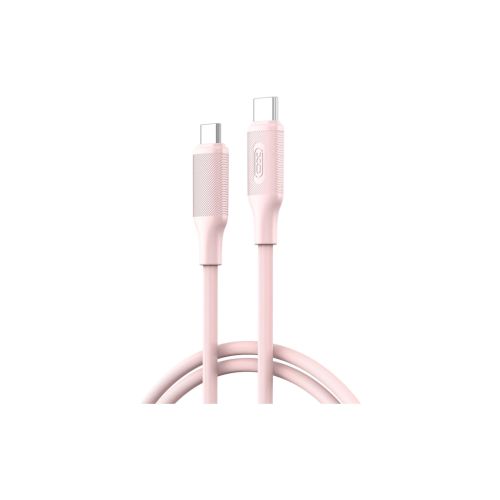 Дата кабель USB-C to USB-C NBQ265B-CC pink XO (NB-Q265B-CC.pink)