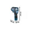 Пірометр Bosch Professional GIS 1000C, -40град. до +1000град., .0.2град., IP54, 0.54кг, кейс (0.601.083.301) - Зображення 2