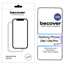 Стекло защитное BeCover Nothing Phone / Pro 10D Black (713577)