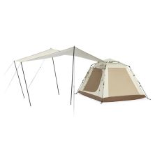 Палатка Naturehike тримісний автоматичний із тентом Ango Picnic CNK2450WS021, коричневий (6976023922817)