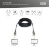 Кабель мультимедийный HDMI M to HDMI M 30m 4K AOC hybrid-fiber black Digitus (AK-330125-300-S) - Изображение 3