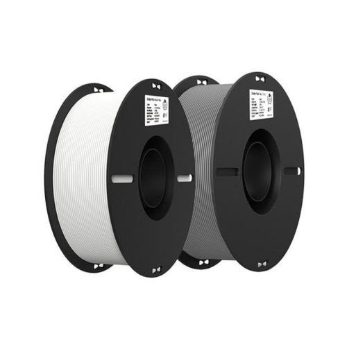 Пластик для 3D-принтера Creality Ender PLA 1.75мм, 2x1кг, white+grey (3301010365)