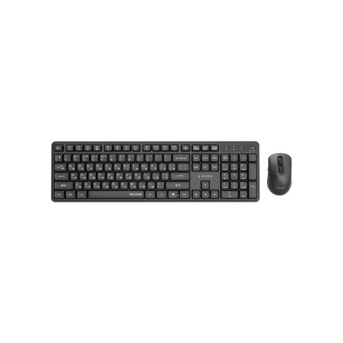 Комплект Gembird Silent Key Pro Business Wireless Black (KBS-WMS-01-CYRL)