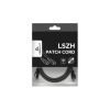 Патч-корд 2м S/FTP Cat 6A CU LSZH black Cablexpert (PP6A-LSZHCU-BK-2M) - Зображення 3