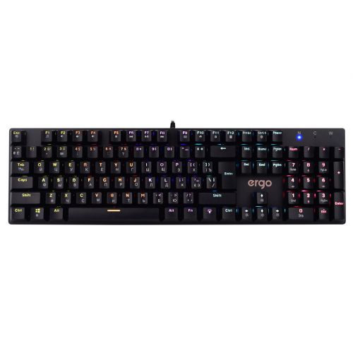 Клавиатура Ergo KB-960 Blue Switch USB Black (KB-960)