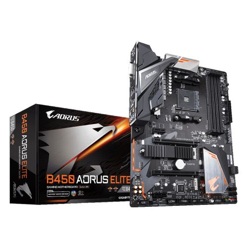Материнська плата GIGABYTE B450 AORUS ELITE