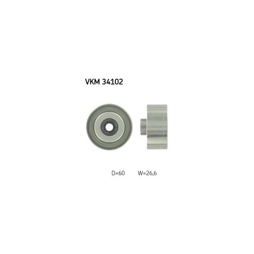 Ролик натяжителя ремня SKF VKM 34102