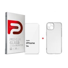 Чехол для мобильного телефона Armorstandart Apple iPhone 14 (Clear glass + Air Series Case) (ARM66923)