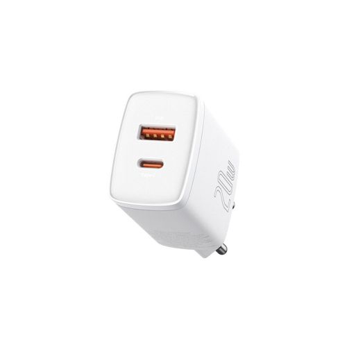 Зарядное устройство Baseus Compact Quick Charger U+C 20W EU White (CCXJ-B02)