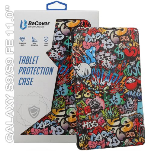 Чехол для планшета BeCover Smart Case Samsung Tab S9 (SM-X710/SM-X716)/S9 FE (SM-X510/SM-X516B) 11.0 Graffiti (710417)