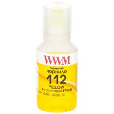 Чорнило WWM Epson L11160/6490 №112 140г Yellow pigmented (E112YP)