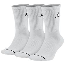 Шкарпетки Nike U ED CUSH POLY CREW 3PR 144 DX9632-100 46-50 3 пари Білий (196152693891)