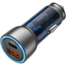 Зарядное устройство HOCO NZ8 USB-A/Type-C Blue (6931474782717)