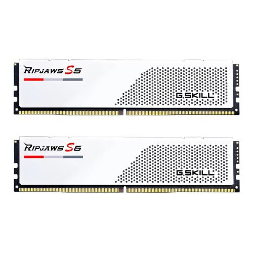 Модуль памяти для компьютера DDR5 64GB (2x32GB) 5600 MHz Ripjaws S5 White G.Skill (F5-5600J3636D32GX2-RS5W)