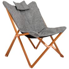 Крісло складане Bo-Camp Bloomsbury L Grey (1200370)