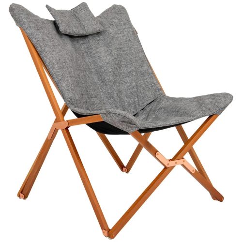 Кресло складное Bo-Camp Bloomsbury L Grey (1200370)