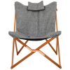Кресло складное Bo-Camp Bloomsbury L Grey (1200370) - Изображение 1