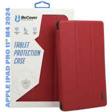 Чохол до планшета BeCover Smart Case Apple iPad Pro 11 M4 2024 Red Wine (711628)