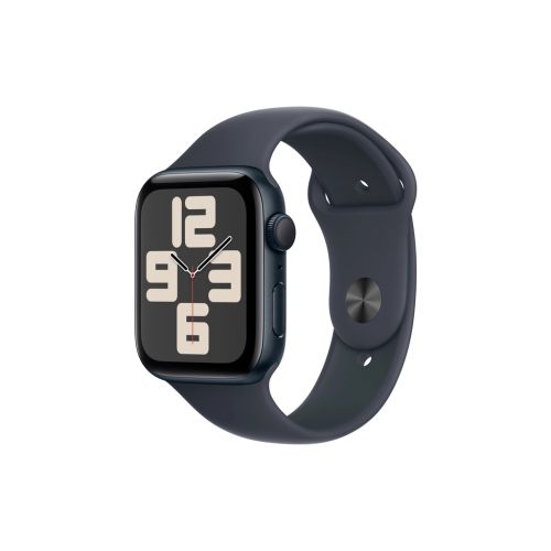 Смарт-годинник Apple Watch SE 2024 GPS 44mm Midnight Aluminium Case with Midnight Sport Band - M/L (MXEK3QH/A)