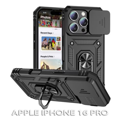 Чехол для мобильного телефона BeCover Military Apple iPhone 16 Pro Black (712155)