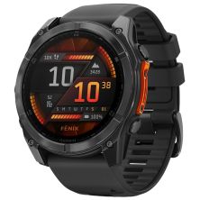 Смарт-часы Garmin fenix 8 51mm, AMOLED, Glass/SS, SlateGray Steel/Black,BlkBnd, GPS (010-02905-00)