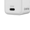Зарядний пристрій Canyon CU20C GaN 20W 1xPD EU White (CNS-CUW20C) - Зображення 3