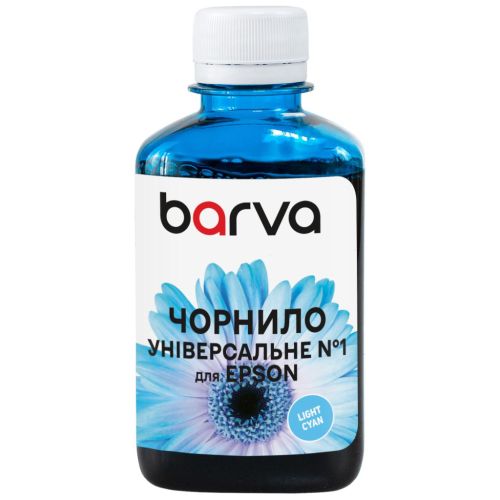 Чернила Barva Epson universal 1, water-soluble, 180г, light blue (EU1-749)