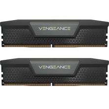 Модуль пам'яті для комп'ютера DDR5 64GB (2x32GB) 6000 MHz Vengeance Black Corsair (CMK64GX5M2B6000C40)