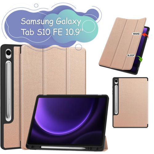 Чехол для планшета BeCover Flexible TPU Mate Samsung Galaxy Tab S10 FE (SM-X520/SM-X526) 10.9 Rose Gold (713268)