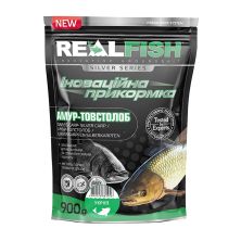 Прикормка Real Fish_ТОВ Silver Series Товстолоб-амур Кріп 0.9kg (809.00.37)