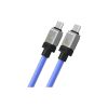 Дата кабель USB-C to USB-C 1.0m CoolPlay Fast Charging 100W blue Baseus (CAKW000203) - Изображение 2