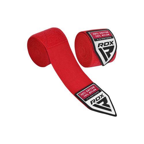Бинт для спорта RDX WX Professional Boxing Hand Wraps Red 4.5м (HWX-RR+)