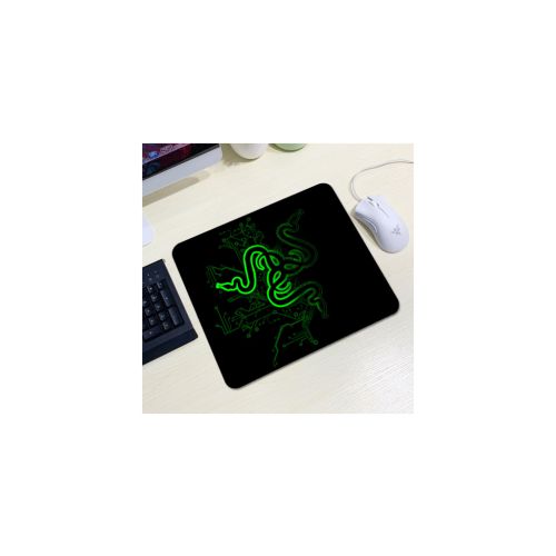 Коврик для мышки Voltronic Razer 13 Black/Green (YT-RZ13)