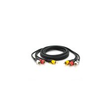 Кабель мультимедийный 3xRCA M to 3xRCA M 1.8m black Voltronic (YT-3хRCA(M)/3хRCA(M)-1.8P) Кабель мультимедийный 3xRCA M to 3xRCA M 1.8m black Voltronic (YT-3хRCA(M)/3хRCA(M)-1.8P)