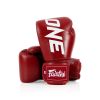 Боксерські рукавички Fairtex BGV1-ONE (натуральна шкіра) Red 12 унцій (бинти в комплекті) (BGV1-ONE_12oz_Red) - Зображення 1