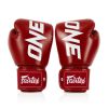 Боксерські рукавички Fairtex BGV1-ONE (натуральна шкіра) Red 12 унцій (бинти в комплекті) (BGV1-ONE_12oz_Red) - Зображення 2