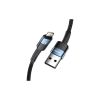 Дата кабель USB 2.0 AM to Lightning 2.0m 2.4A blue Essager (EXCL-XCA03) - Зображення 1