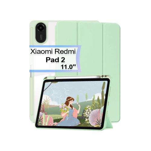 Чехол для планшета BeCover Soft Edge TPU Xiaomi Redmi Pad 2 11.0 Green (713659)