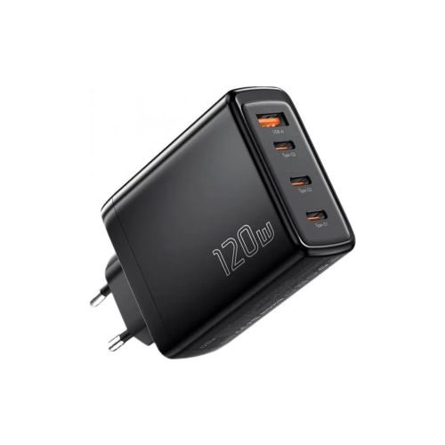 Зарядное устройство Essager 3xUSB-C + 1xUSB 120W GaN (ECT3CA-JZB01-Z)