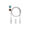 Дата кабель 6in1 inCharge XL 3.0m white Rolling Square (XLL02R) - Зображення 2